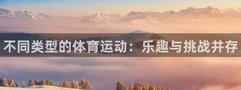 yy易游官方正版app集团官网首页：不同类型的体育运动：乐趣
